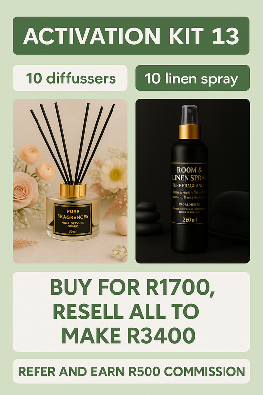 1/1 Activation 10 diffusers, 10 linen sprays