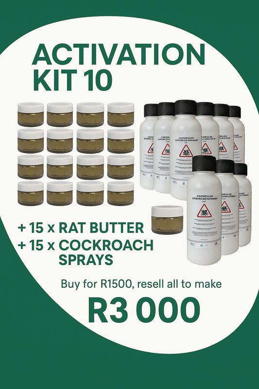 1/1 Activation 15 cockroach sprays, 15 rat butter