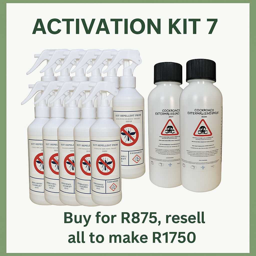 1/2 Activation 10 x fly repellent plus 5 x cockroach sprays